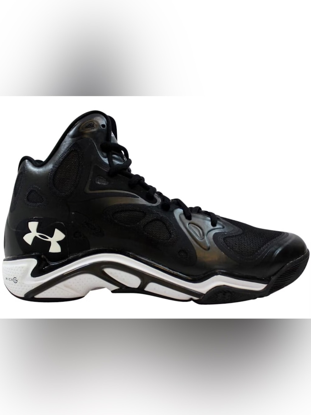 Under Armour Men’s Micro G Anatomix Spawn 9.5 Black Basketball Running Athletic